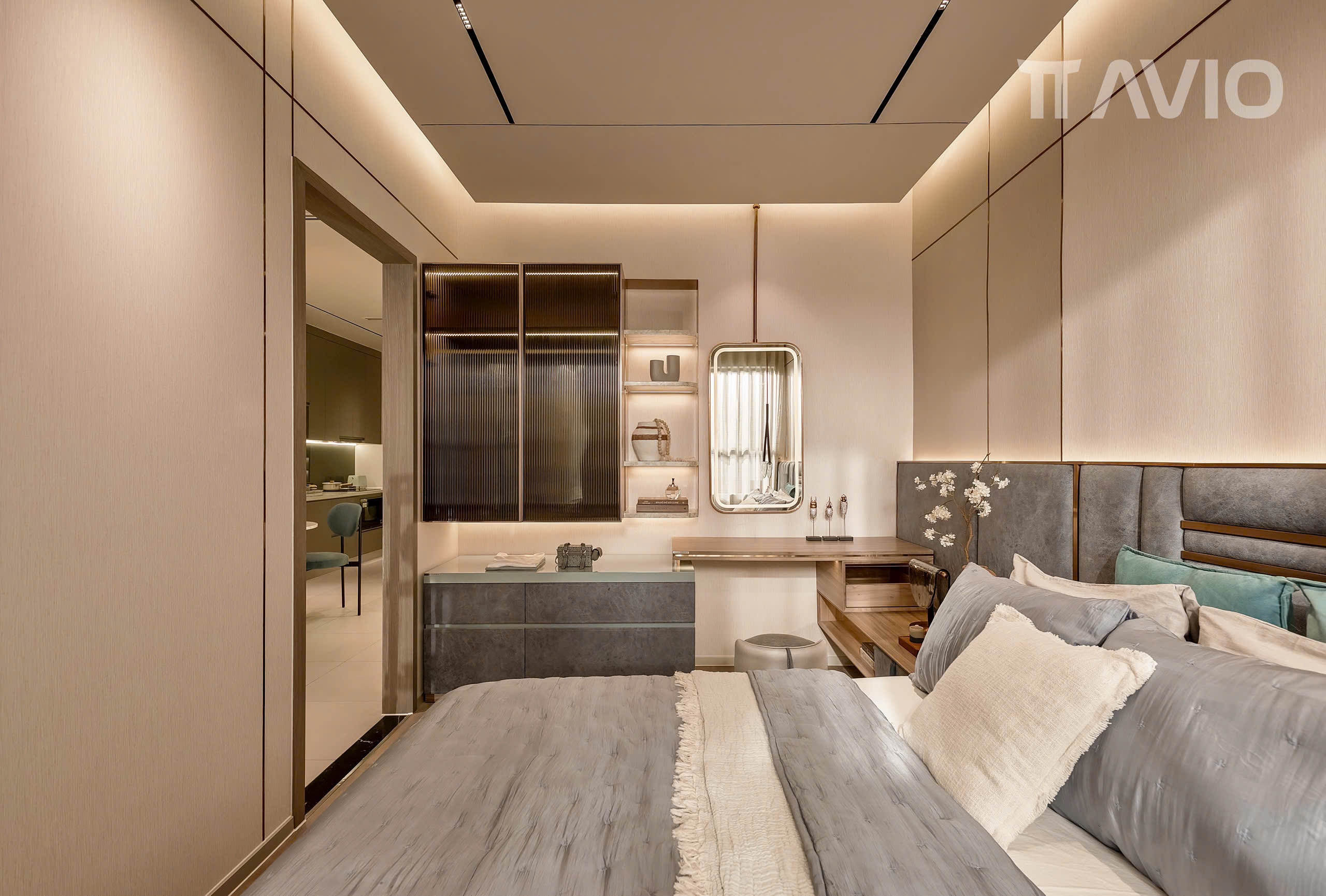 Nhà mẫu căn hộ 2PN 1WC tháp Orion TT AVIO