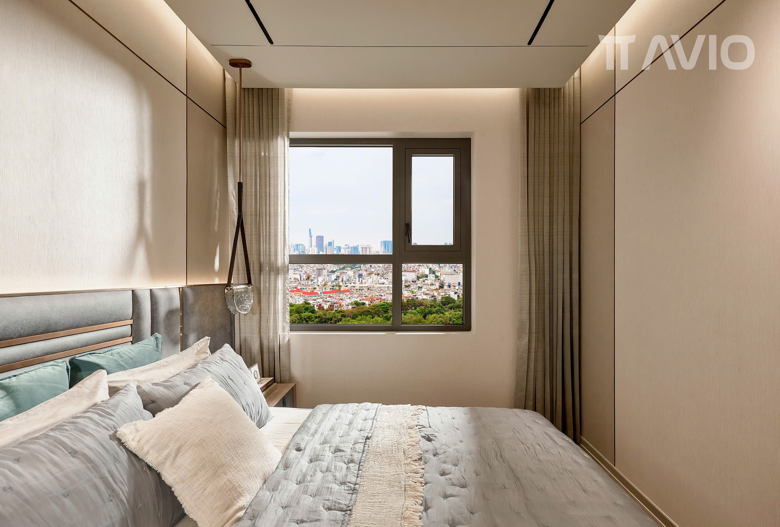 Nhà mẫu căn hộ 2PN 1WC tháp Orion TT AVIO